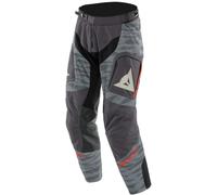 Dainese Sterrato, pantalones textiles 46 male Gris/Gris Oscuro/Rojo