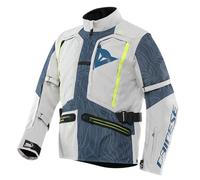 DAINESE - Sterrato Tex Jacket, Chaqueta De Moto De Tela, Hombre, Glacier Gray/Blue, 54