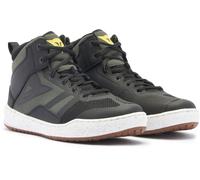 Dainese Suburb Air Zapatos de moto, negro/verde/amarillo, Talla 40