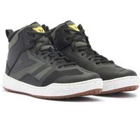 Dainese Suburb Air Zapatos de moto, negro-verde-amarillo, tamaño 40 para Hombres