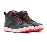 Dainese Suburb D-WP Moto Zapatos - Black-White-Red Lava (A66)