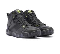 Dainese Suburb D-WP S26 zapatillas impermeables para motocicletas, negro/gris/amarillo, Talla 39