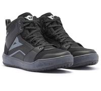 Dainese - Suburb D-WP Shoes Wmn, Zapatos Impermeables para Moto, Mujer, Negro/Gris Hierro/Metal, 41