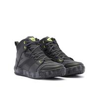 Dainese - Suburb D-WP Shoes, Zapatos Impermeables para Moto, Hombre, Negro/Camuflaje/Amarillo Ácido, 46