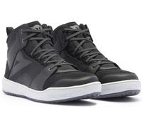 Dainese - Suburb D-WP Shoes, Zapatos Impermeables para Moto, Hombre, Negro/Blanco/Gris Hierro, 39
