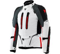 Dainese Super Adventure Absøluteshell, Chaqueta textil D-Dry 56 male Gris Claro/Gris/Rojo