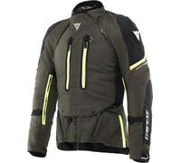 Dainese Super Adventure Absoluteshell Chaqueta textil de moto impermeable, verde, tamaño 44 para Hombres