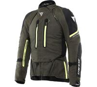 Dainese Super Adventure Absoluteshell S26 Chaqueta Textil de Motocicleta Impermeable, oliva, Talla 48