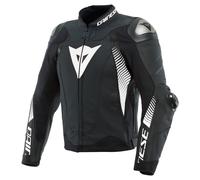 Dainese Super Speed 4, chaqueta de cuero 48 male Negro Mate/Blanco