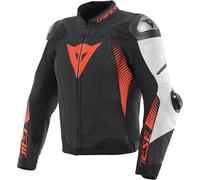 Dainese Super Speed 4 Perforada - Talla 48 BLACK-MATT/WHITE/FLUO-RED