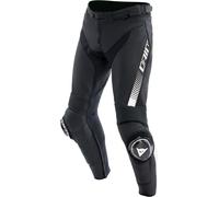 Dainese Super Speed, pantalones de cuero 56 male Negro/Blanco
