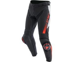 Dainese Super Speed S26 Pantalones perforados de cuero de motocicleta, Talla 54