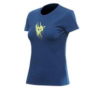 Dainese - Tarmac T-Shirt Wmn, Camiseta Informal, Mujer, Peonía Marina, XL