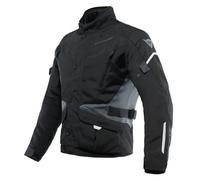 Dainese - Tempest 3 D-Dry, Chaqueta de moto Touring para Hombre, Impermeable, Forro Térmico Desmontable, Protectores de Hombros y Codos, Negro/Negro/Ébano, 58