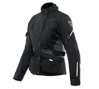 Dainese - Tempest 3 D-Dry Lady, Chaqueta de Moto Touring para Mujer, Chaqueta Impermeable, Forro Térmico Extraíble, Protectores de Hombro y Codo, Negro/Negro/Ébano, 38