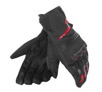 Dainese Tempest D-Dry corto Unisex Guantes de Moto, negro-rojo, tamaño 2XS para Hombres