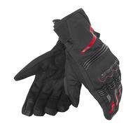 Dainese-TEMPEST UNISEX D-DRY SHORT Guantes, Negro/Rojo, Talla XXXS