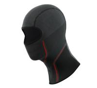 Dainese - Thermo Balaclava, Pasamontañas Termico de Invierno, Sotocascos Cálido y Aislante, Pasamontañas Moto Cortaviento, para Hombre y Mujer, Sin Costuras, Made in Italy, Negro/Rojo