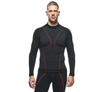 Dainese Thermo LS Capa de Base Superior, Negro/Rojo, XL/X para Hombre