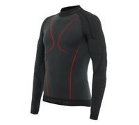 Dainese - Thermo LS Man,Maillot Térmico Esquí, Camiseta Interior Transpirable de Manga Larga,Negro/Rojo,Hombre