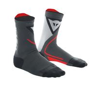 Dainese Thermo Mid Socks, Calcetines Mediano Moto, para Hombres y Mujeres, Negro/Rojo, 3638
