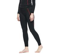 Dainese Thermo Pants Lady, Pantalón Térmico Interior Moto, Mujer, Negro/Rojo, XS/S