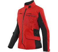 Dainese Tonale D-Dry XT Chaqueta textil de la motocicleta de las señoras, negro-rojo, tamaño 38 para Mujer