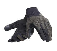 Dainese - Torino Gloves, Guantes Moto Textiles con Protectores de Nudillos, Compatibles con Pantallas Táctiles, Guantes de Moto para Hombre XL, Negro/Hoja de Parra