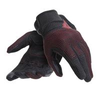 Dainese - Torino Woman Gloves, Guantes de Moto Textiles, Protectores de Nudillos, Pantalla Táctil, Guantes de Moto para Mujer, Negro/Apple-Butter, XL