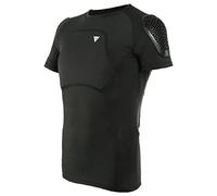 Dainese - Trail Skins Pro tee, Camiseta de Seguridad para MTB, para Hombres y Mujeres, Negro, L