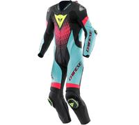 DAINESE Trajes / Monos Laguna Seca 6 Perf 1 PC Black / Water / Fuxia 56