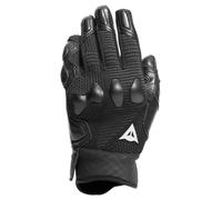 Dainese - Unruly Woman Ergo-Tek Gloves, Guantes de Moto para Mujer, tejido sin costuras, refuerzos de piel, protección de nudillos, pantalla táctil, Negro/Antracita, L