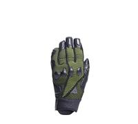 Dainese - Unruly Ergo-Tek Gloves, Guantes de Moto para Hombre, Tejido sin Costuras, Refuerzos de Cuero, Protección de Nudillos, Pantalla Táctil, Antracita/Verde Ácido, S