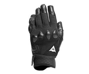 Dainese - Unruly Woman Ergo-Tek Gloves, Guantes de Moto para Mujer, tejido sin costuras, refuerzos de piel, protección de nudillos, pantalla táctil, Negro/Antracita, S