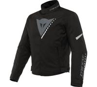 Dainese Veloce D-Dry, chaqueta textil impermeable 46 male Negro/Gris/Blanco