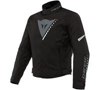 Dainese Veloce D-Dry Damas motocicleta chaqueta textil, negro-gris-blanco, tamaño 38 para Mujer
