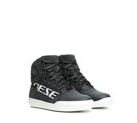 Dainese York Lady D-WP Shoes, Zapatillas Moto Impermeables, Mujer, Dark-Carbon/Blanco, 37