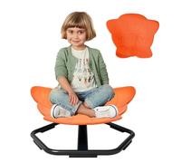 DAIREN Silla giratoria sensorial para niños, asiento giratorio de 360°, silla de elefante giratoria sensorial para autismo, base de metal antideslizante, productos giratorios sensoriales de