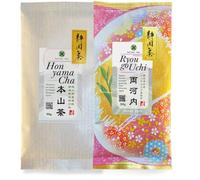 DAISAN Tea Pack de degustación - Sencha japonés de Shizuoka (Honyama 50 g y Ryogouchi 50 g) - Set de té, 100 g