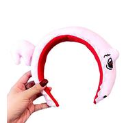DAISHIAO Diadema de animales de peluche, diadema de animales de dibujos animados, diadema de cocodrilo, diadema de pelo suave, aro de pelo para cosplay y fiesta de disfraces