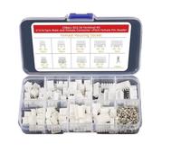 DAISHUJIE Conectores Kit de Conectores JST de 2,54 mm (230 Piezas) XH-2.54, 2/3/4/5/6 Pines, Macho y Hembra, Conector Adaptador, Terminal de Cable con Paso de 2,54 mm.