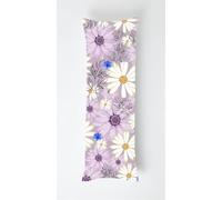Daisies Body Pillow Case Cover 50x150cm, Long Backrest Cushion Pillow Protector with Zipper, Decorative Bedding Pillowcase, Soft Body Pillow Cover for Couch Bedroom Wildflowers