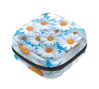Daisy-2021 - Bolsa de almacenamiento de servilletas sanitarias, bolsa de tampón con cremallera, bolsa de período para adolescentes y niñas, bolso de menstruación femenina