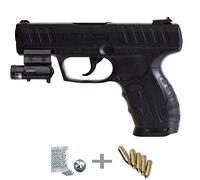 Daisy 426 láser Kit Pistola de Aire comprimido (CO2) y balines de Acero (perdigones BBS) Calibre 4.5mm + Accesorios <3,5J