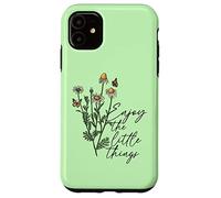Daisy Bee tee Enjoy The Little Things - Camiseta Floral de Verano para Mujer Carcasa para iPhone 11