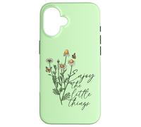 Daisy Bee tee Enjoy The Little Things - Camiseta Floral de Verano para Mujer Carcasa para iPhone 16