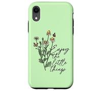 Daisy Bee tee Enjoy The Little Things - Camiseta Floral de Verano para Mujer Carcasa para iPhone XR