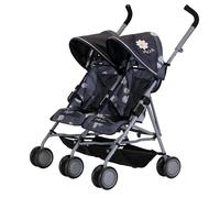 Daisy Chain Silla de Paseo gemelar para muñecos Zipp MAX - Recomendado para niños de 4 a 9 años. (Daisy Dot)