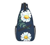 Daisy Crossbody Chest Bag, Bandolera, Mochila de senderismo al aire libre de fin de semana, adecuada para hombres y mujeres