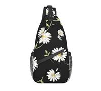 Daisy Crossbody Chest Bag, Bandolera, Mochila de senderismo al aire libre de fin de semana, adecuada para hombres y mujeres